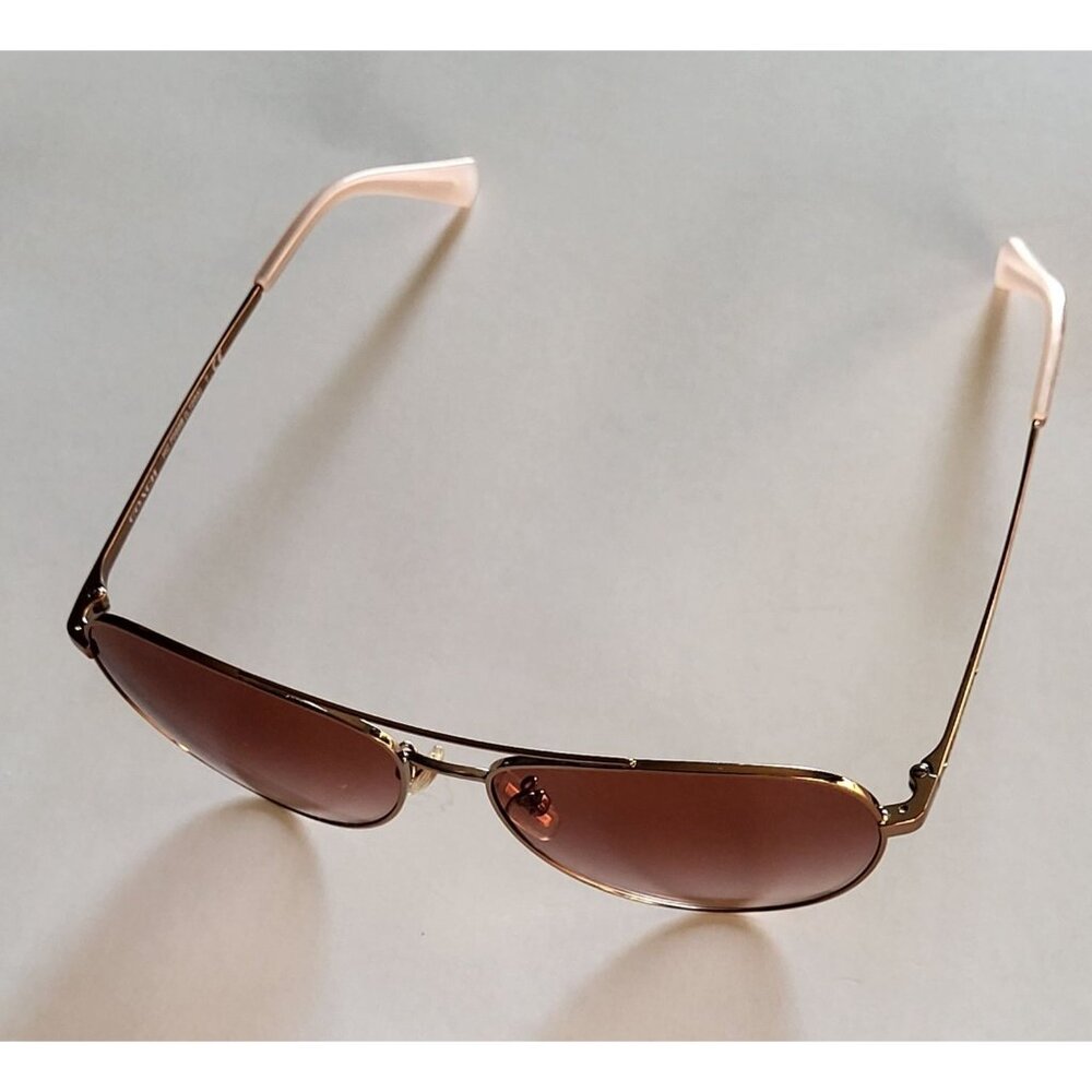 Coach HC7099B 933113 Shiny Rose Gold Aviator Sunglasses - Picture 2 of 14